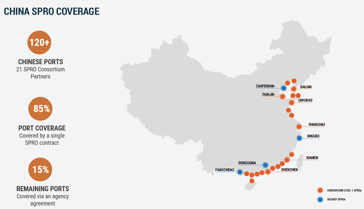 China SPRO Coverage Map
