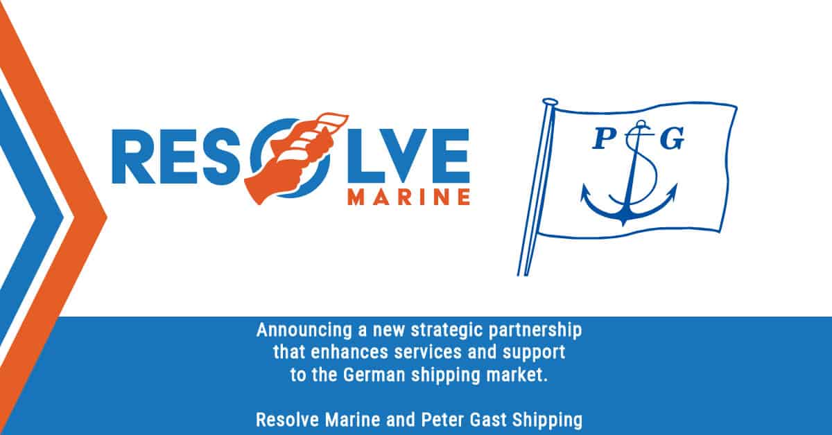 Graphic with Resolve and Peter Gast logos which reads Peter Gast partnership