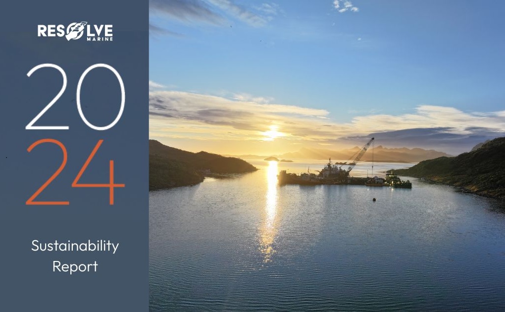 Resolve Marine Publishes 2024 Sustainability Report  